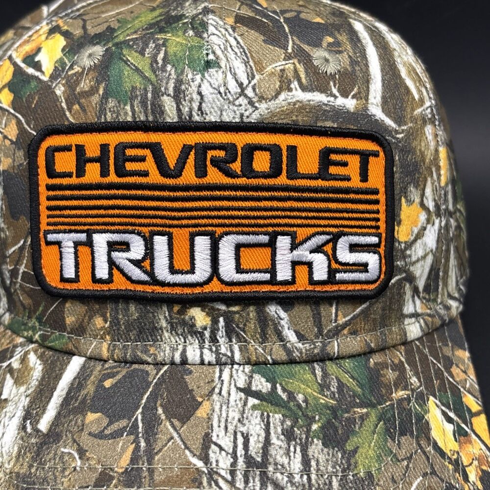 Chevrolet Trucks Chevy Snapback Hat Mens One Size Camouflage Adjustable Cap - Picture 2 of 9